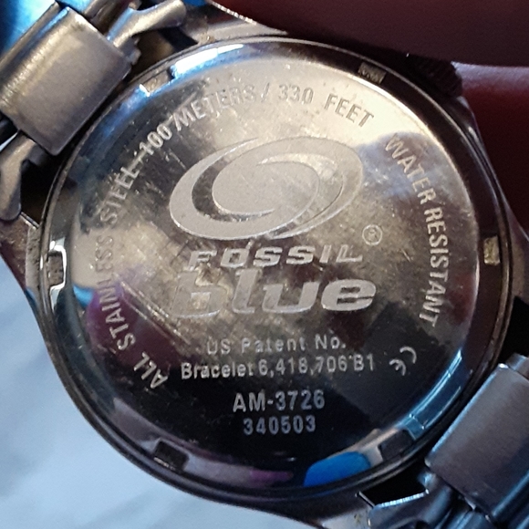 Fossil Jewelry Fossil Blue Mens Watch Poshmark